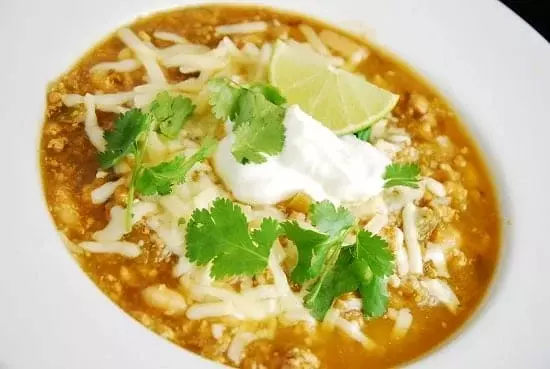 white turkey chili