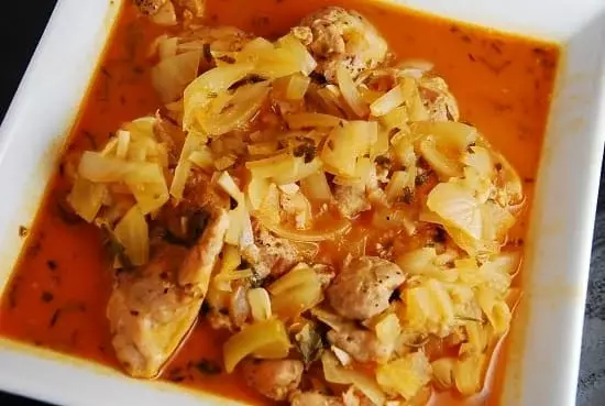 winter braised chicken