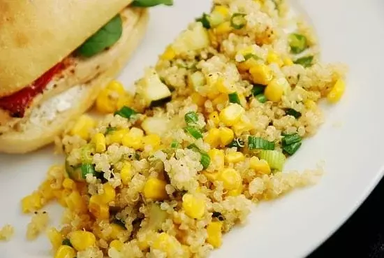 quinoa corn and zucchini