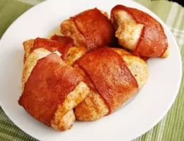 sweet bacon wrapped chicken breasts