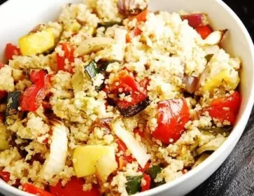 roasted vegetable quinoa salad