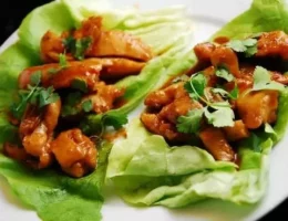 thai chicken lettuce wraps