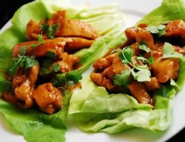 thai chicken lettuce wraps