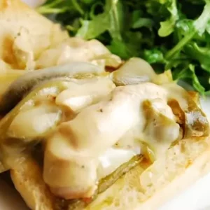 crock pot chicken philly cheesesteak