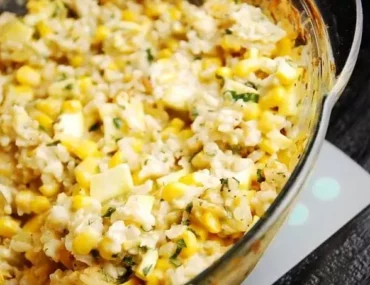 mexican style corn and rice casserole