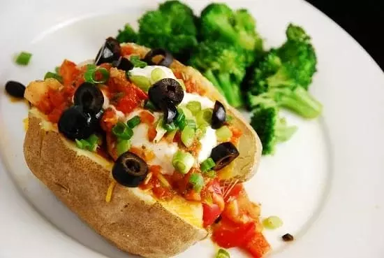 southwestern stuffed baked potato