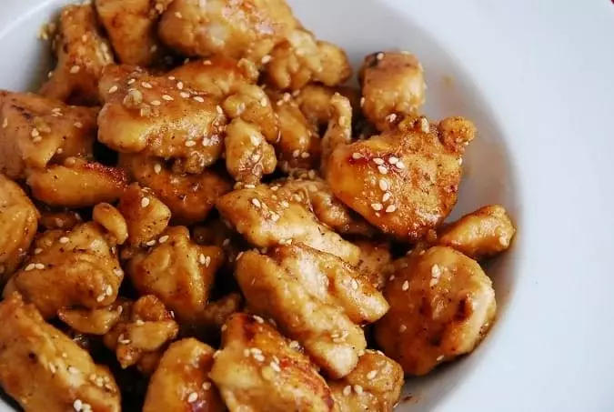 light sesame chicken