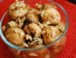 marinated mushrooms