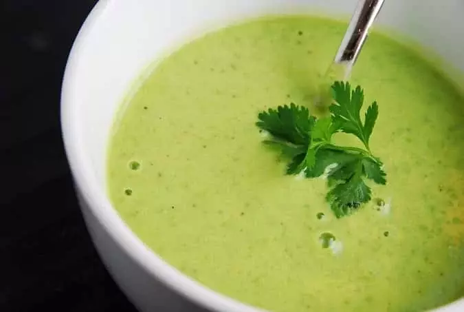 spring pea soup