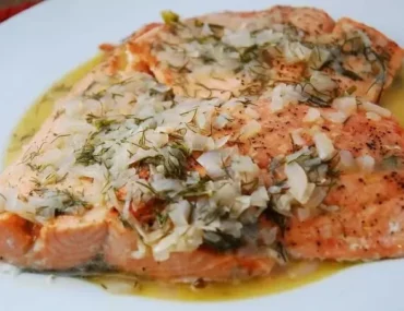 salmon white wine dijon