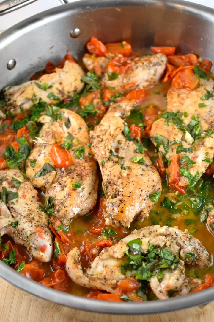 Tomato Basil Chicken 