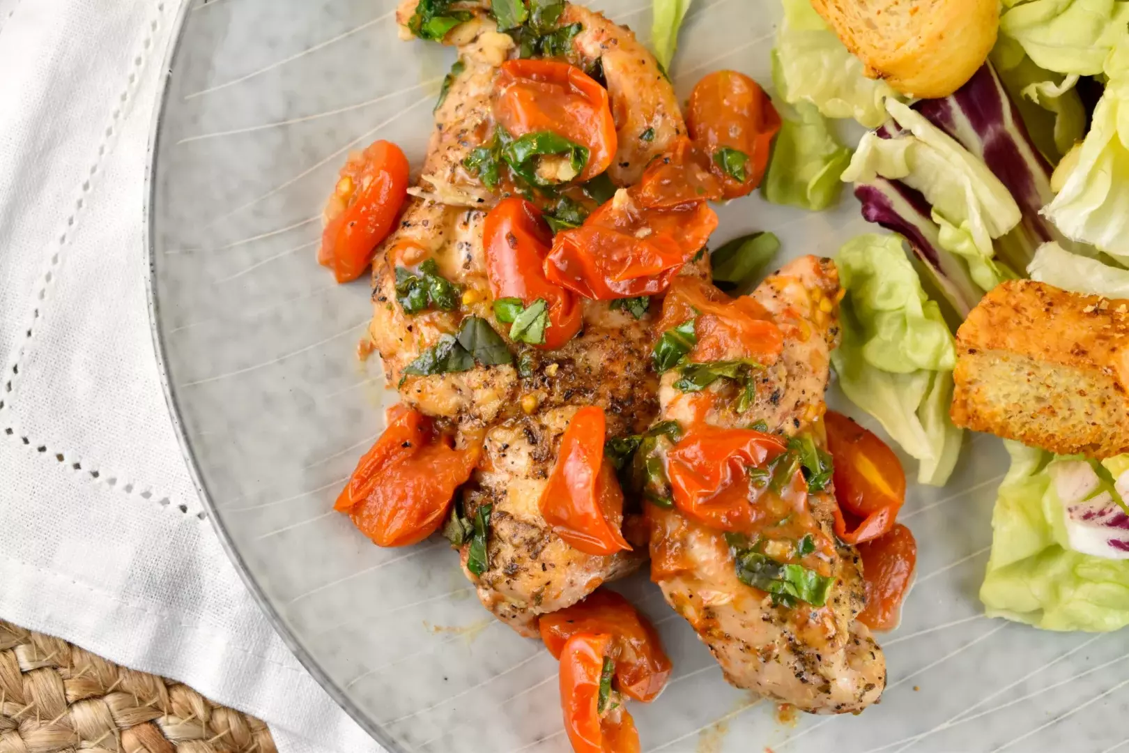 Tomato Basil Chicken 