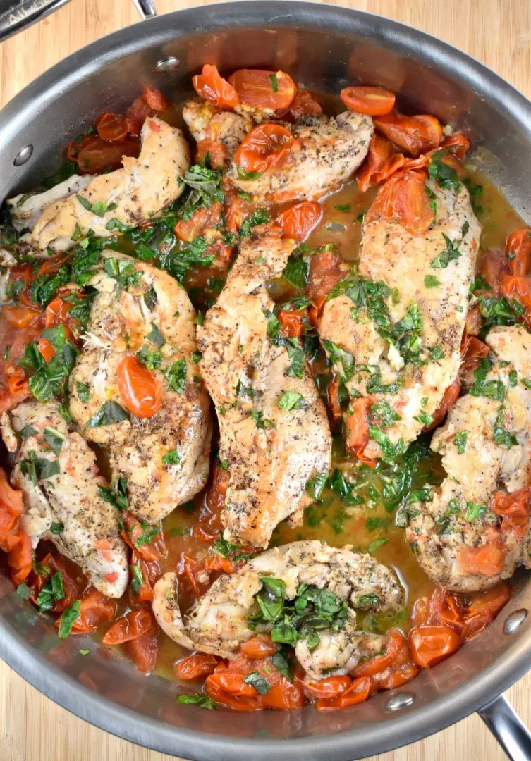 Tomato Basil Chicken 