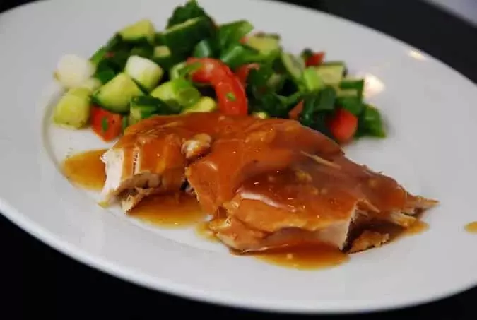 crock pot sweet and sour garlic chicken