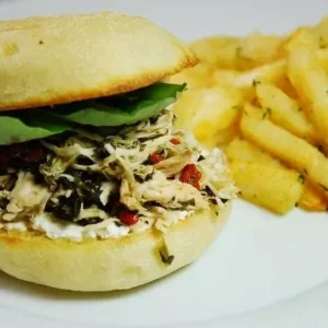 italian pulled chicken sandwich