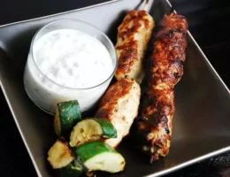 mediterranean ground turkey kebabs