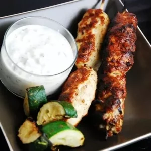 mediterranean ground turkey kebabs