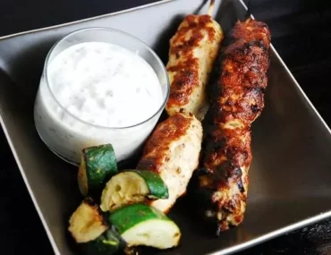 mediterranean ground turkey kebabs