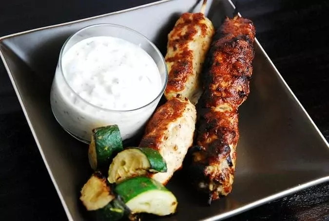 mediterranean ground turkey kebabs