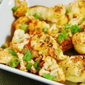 roasted chile lime cauliflower