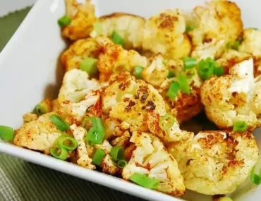 roasted chile lime cauliflower