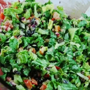 southwestern salad with creamy cilantro dressing5 1