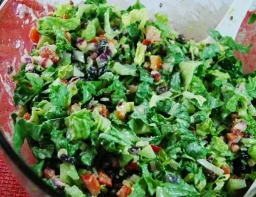 southwestern salad with creamy cilantro dressing5 1