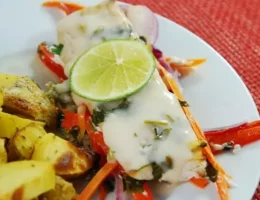 thai style baked mahi mahi