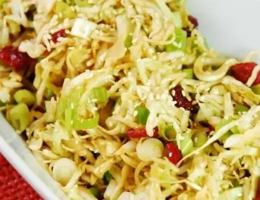 asian cabbage and cranberry salad