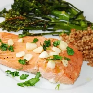 lemon garlic salmon