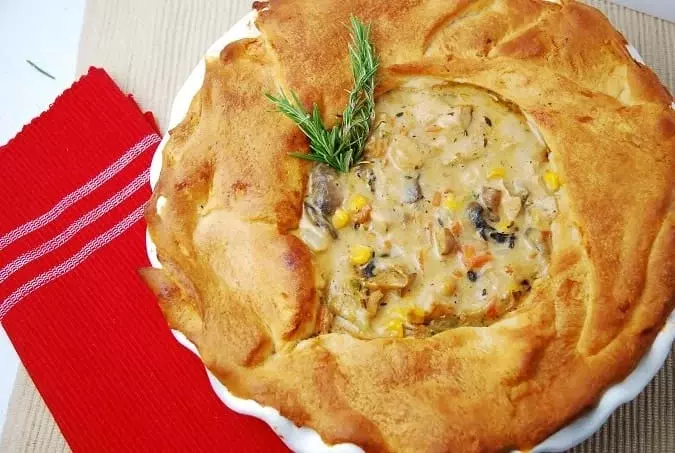 light chicken pot pie