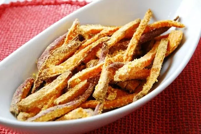 sweet potato cornmeal fries