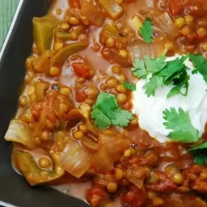 vegetarian chili with lentils