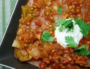 vegetarian chili with lentils