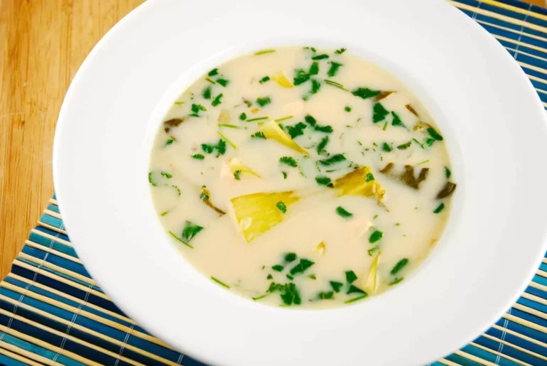 coconut lime chicken soup