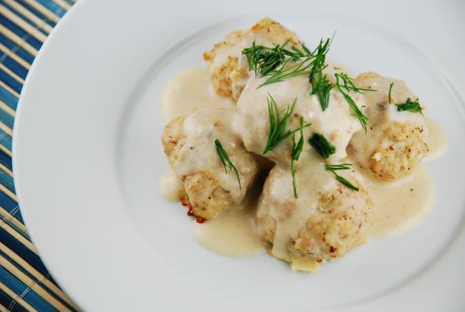 Danish Meatballs with Gravy