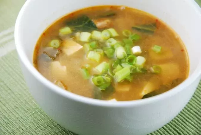 ginger miso soup