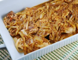Onion honey0 dijon chicken
