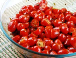 marinated cherry tomato salad