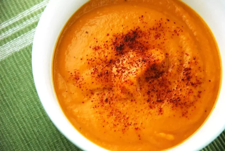 roasted sweet potato soup