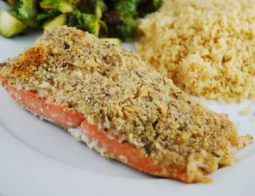 almond breaded salmon