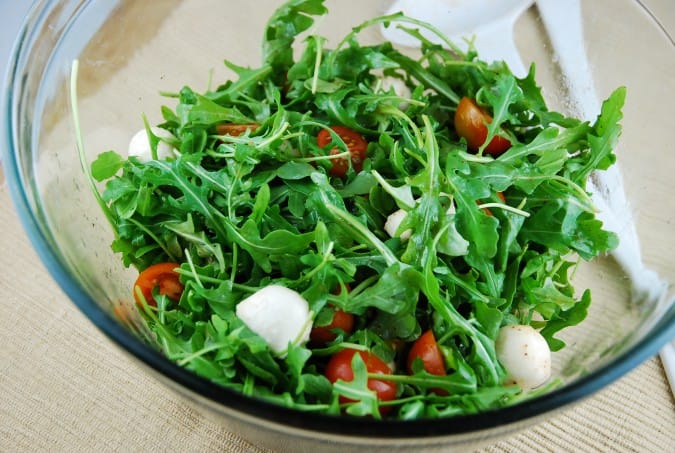 Arugula Caprese Salad