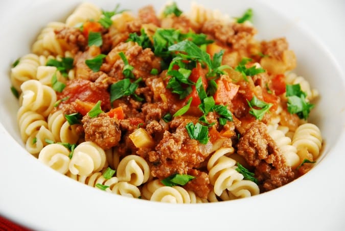 Light Beef Bolognese