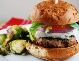 blue cheese burger
