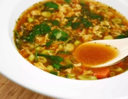 spicy egg drop soup