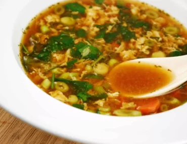 spicy egg drop soup