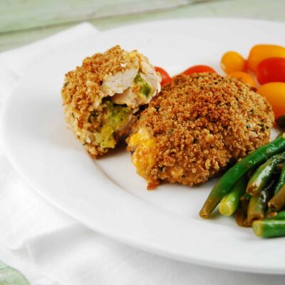 broccoli and cheddar stuffed chicken breasts