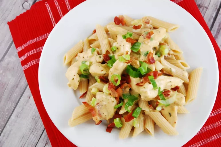 chicken bacon ranch pasta