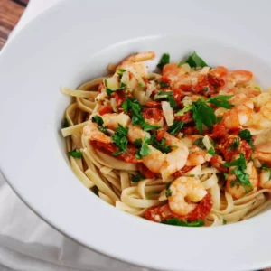 garlic shrimp linguine