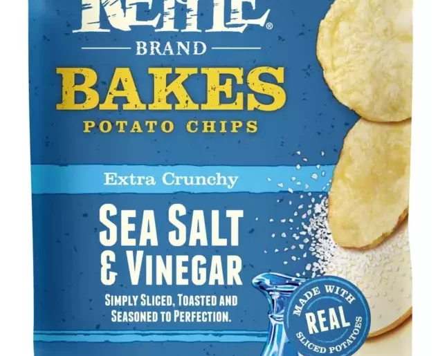 kettle brand bakes salt and vinegar chips